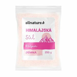 Allnature Himalájská sůl růžová jemná 250 g obraz