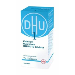 Schüsslerovy soli Calcium fluoratum DHU D12 200 tablet obraz