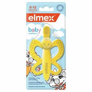 Elmex Baby Zubní kartáček/kousátko 0-12m 1 ks obraz