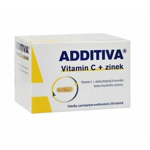 Additiva Vitamin C + zinek 80 tobolek obraz