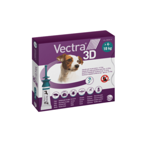 Vectra 3D spot-on pro psy S (4–10 kg) 3 pipety obraz