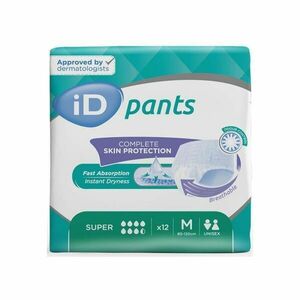 iD Pants Medium Super plenkové kalhotky navlékací 12 ks obraz