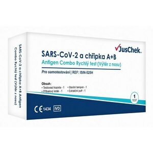 Alltest JusChek SARS-CoV-2 a chřipka A/B antigenní test 1 ks obraz