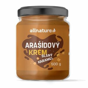 Allnature Arašídový krém slaný karamel 500 g obraz