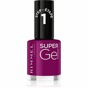 Rimmel Super Gel gelový lak na nehty bez užití UV/LED lampy odstín 025 Urban Purple 12 ml obraz