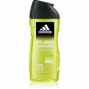 Adidas Pure Game sprchový gel na obličej, tělo a vlasy 3 v 1 pro muže 250 ml obraz