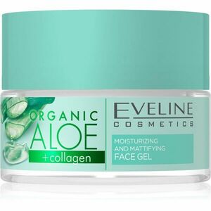 Eveline Cosmetics Organic Aloe+Collagen zmatňující pleťový gel 50 ml obraz