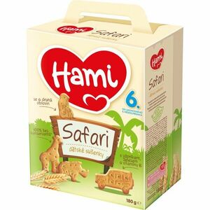 Hami Safari sušenky pro děti 180 g obraz
