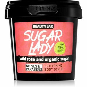 Beauty Jar Sugar Lady tělový peeling s vůní malin 180 g obraz