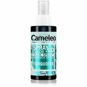 Delia Cosmetics Cameleo Spray & Go tónující sprej na vlasy odstín Turquoise 150 ml obraz