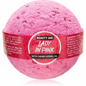 Beauty Jar Lady In Pink šumivá koule do koupele s olejem z třešňových jader 150 g obraz
