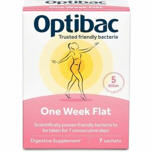 Optibac One Week Flat probiotika při nadýmání a PMS 7 ks obraz