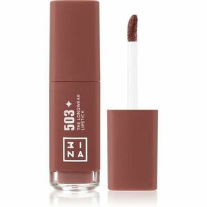 3INA The Longwear Lipstick dlouhotrvající tekutá rtěnka odstín 503 - Nude metallic 6 ml obraz