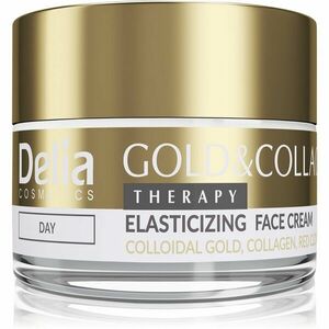 Delia Cosmetics Gold & Collagen Therapy denní krém zvyšující elasticitu pokožky 50 ml obraz