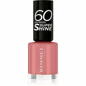 Rimmel 60 Seconds Super Shine lak na nehty odstín 235 Preppy In Pink 8 ml obraz