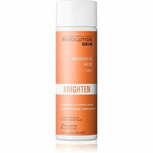Revolution Skincare Brighten Mandelic Acid jemné exfoliační tonikum pro vyhlazení pleti a minimalizaci pórů 200 ml obraz