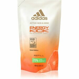 Adidas Energy Kick energizující sprchový gel náhradní náplň 400 ml obraz