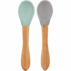 Minikoioi Spoon with Bamboo Handle lžička River Green/Powder Grey 2 ks obraz