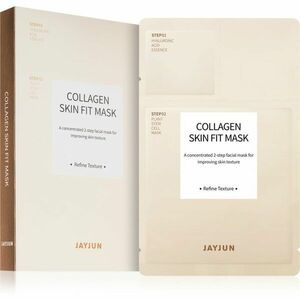 Jayjun Collagen Skin Fit vyživující a obnovující pleťová maska pro unavenou pleť 5 ks obraz