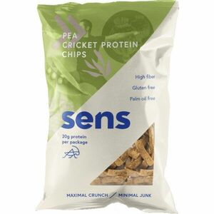 SENS Hrachové chipsy s cvrččím proteinem proteinové chipsy 80 g obraz