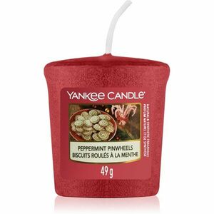 Yankee Candle Peppermint Pinwheels votivní svíčka 49 g obraz