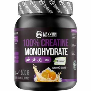 Maxxwin 100% Creatine Monohydrate Creapure podpora růstu svalů příchuť Orange 500 g obraz
