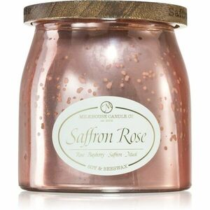 Milkhouse Candle Co. Creamery Saffron & Rose vonná svíčka Butter Jar 454 g obraz