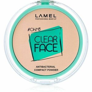 LAMEL OhMy Clear Face kompaktní pudr s antibakteriální přísadou odstín 401 Light Natural 6 g obraz