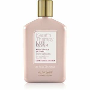 Alfaparf Milano Keratin Therapy Lisse Design jemný šampon pro lesk a hebkost vlasů 250 ml obraz
