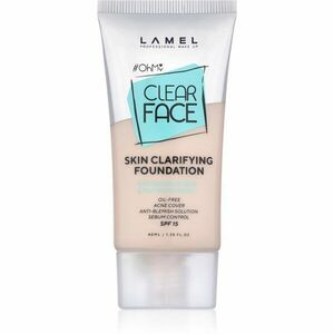 LAMEL OhMy Clear Face vysoce krycí make-up pro problematickou a mastnou pokožku odstín 401 40 ml obraz