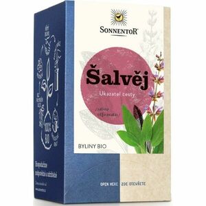 SONNENTOR Šalvěj BIO bylinný čaj dvoukomorový sáček 18x1 g obraz