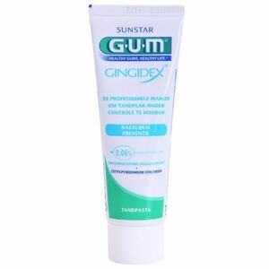 G.U.M Gingidex 0, 06% pasta proti zubnímu plaku a pro zdravé dásně 75 ml obraz