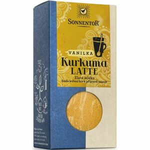 SONNENTOR Kurkuma Latte Vanilka prášek na přípravu nápoje v BIO kvalitě krabička 60 g obraz
