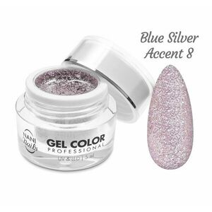 NANI UV/LED gel Glamour Twinkle 5 ml - Blue Silver Accent obraz