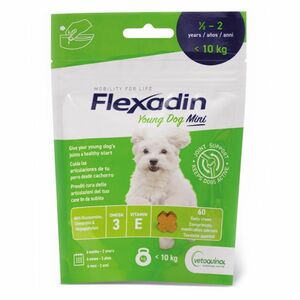 FLEXADIN Young Dog Mini 60 žvýkacích tablet obraz