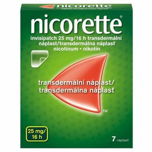 NICORETTE Invisipatch 25 mg/16 náplast 7 kusů obraz