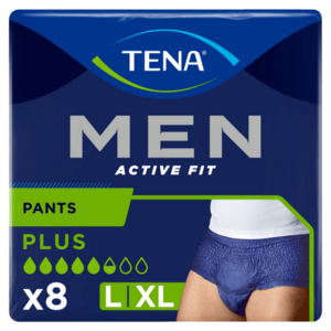TENA Men Pants plus inkontinenční kalhotky velikost L 8 kusů obraz