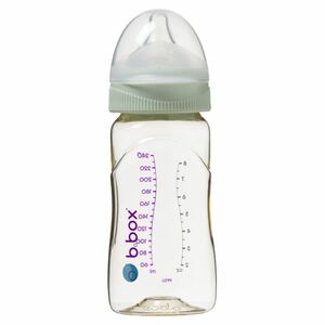 B.BOX Antikoliková kojenecká láhev od narození zelená 240 ml obraz