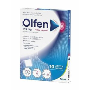 Olfen 140 mg léčivé náplasti 10 ks obraz