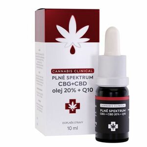 Cannabis Clinical CBG + CBD 20% + Q10 10 ml obraz