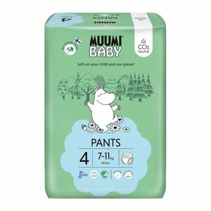 Muumi Baby Pants 4 Maxi 7–11 kg eko kalhotky 40 ks obraz