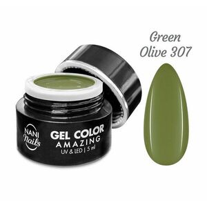 NANI UV gel Amazing Line 5 ml - Green Olive obraz