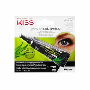 KISS Lepidlo na řasy černé Strip Lash Adhesive with Aloe Black 7 g obraz