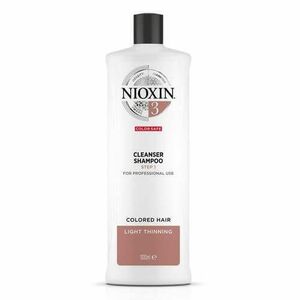 Nioxin Čisticí šampon pro jemné barvené mírně řídnoucí vlasy System 3 (Shampoo Cleanser System 3) 1000 ml obraz