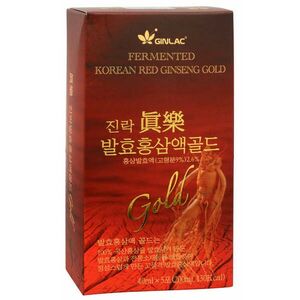 GINLAC Fermented Red Ginseng Power Drink GOLD - ženšenový nápoj 5 x 40 ml obraz
