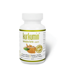 Synergia Kurkumin komplex FORTE 300 mg + piperin 60 kapslí obraz