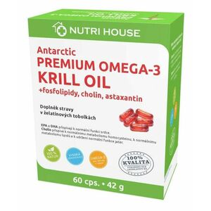 Nutrihouse Premium Omega 3 Krill Oil 60 kapslí obraz
