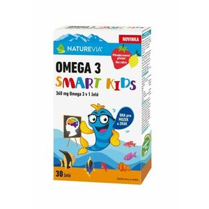NatureVia Omega 3 Smart Kids 30 želatinových tobolek obraz