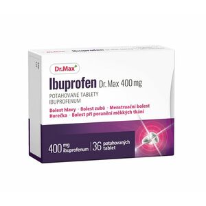 Dr. Max Ibuprofen 400 mg 36 potahovaných tablet obraz