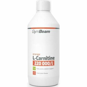 GymBeam L-Carnitine 220 000 mg/l spalovač tuků příchuť Orange 500 ml obraz
